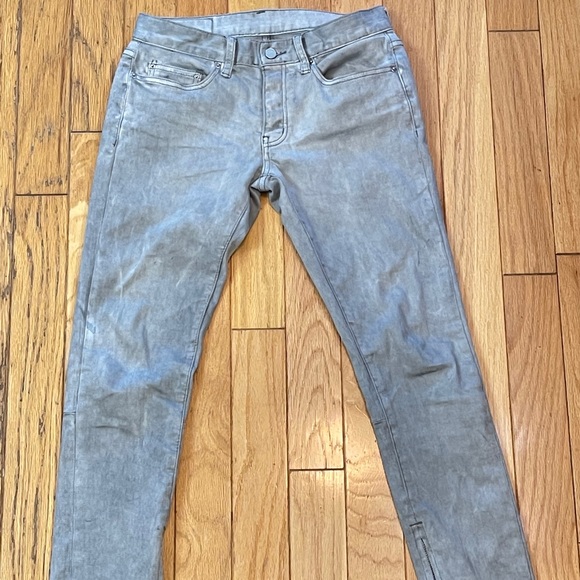 MNML Other - MNML Grey Stretch Zipper Denim (No Distressing)